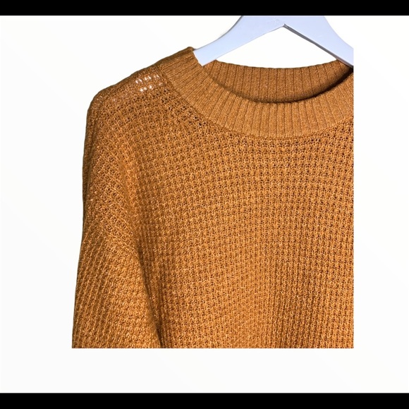 AMERICAN EAGLE Cloudspun Crew Sweater With Long Sleeves Rust Orange Size XS - Picture 4 of 9